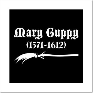 Mary Guppy - Ghosts - white Posters and Art